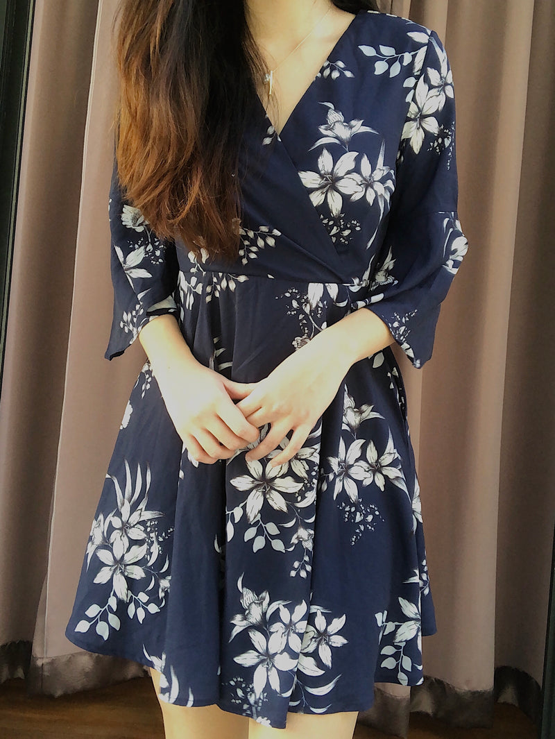 Lovet blue kimono dress
