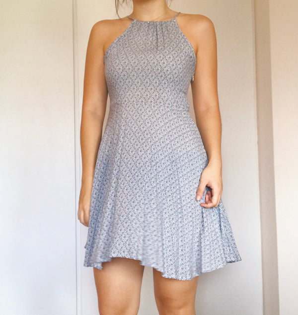 Printed Halter Dress